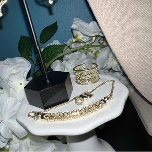 Kendra Scott Gilly Bracelet w/ Ring Gold